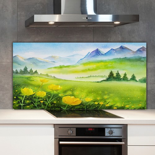 Kitchen splashback tempered - kitchen,