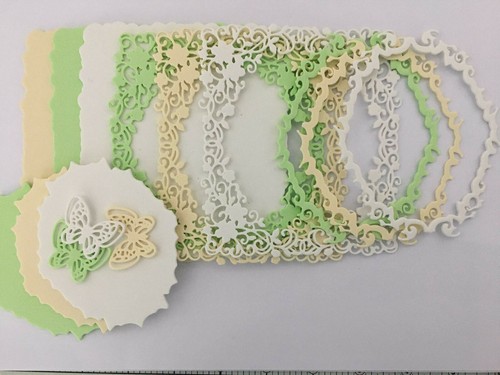 Frame die cuts - frame, card