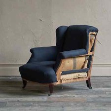 Vintage Low Wingback Armchair