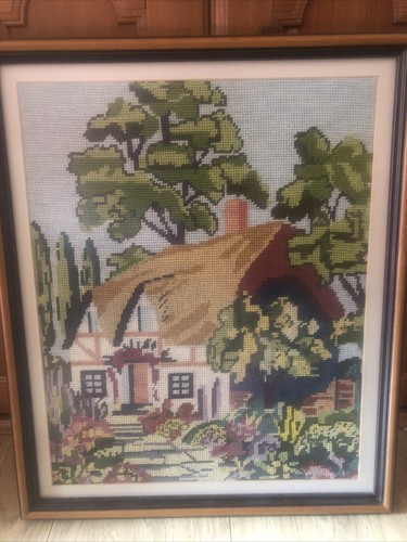 Framed tapestry country - framed,