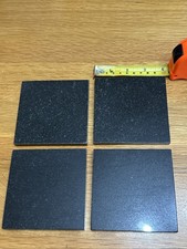 New Set of 4 Black Granite
