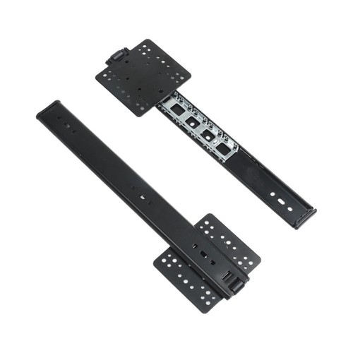 Revolving flip slide rail - up,