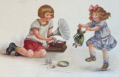 Children dancing doll sound - children,