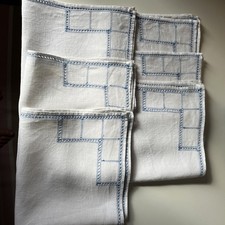 White vintage linen - 6,