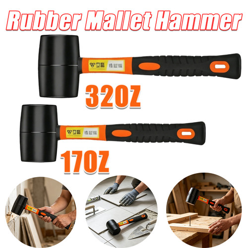 32oz 17oz rubber mallet - rubber, hammer