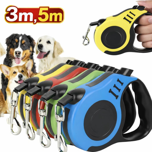 Retractable dog lead - 3m,