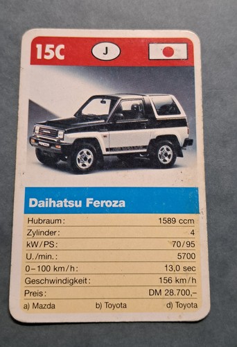 Daihatsu feroza 15c single - feroza,