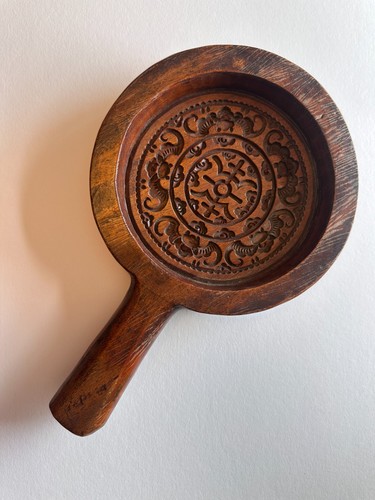 Antique wooden cookie biscuit