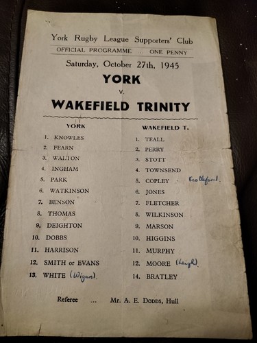 Rare vintage york wakefield - rare,