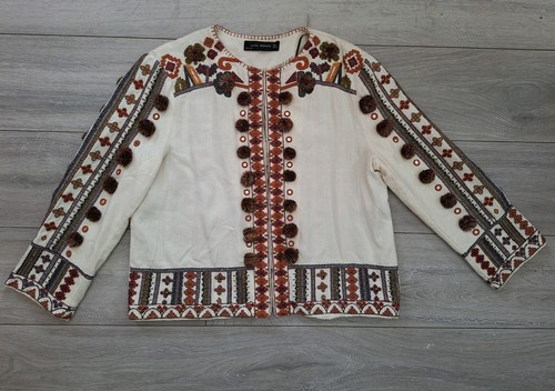 Zara embroidered embellished - embroidered,
