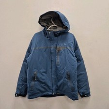 Mountain Hardwear Conduit Blue Hooded Down Jacket Coat Size Medium Men's