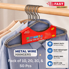 Metal Plain Wire Hangers Space