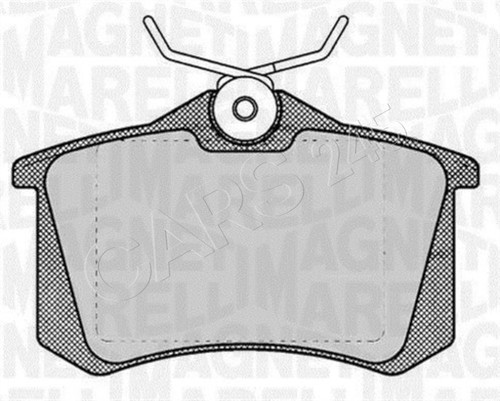 Disc brake pad set - disc, for