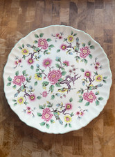 Beautiful Vintage James Kent Old Foley Chinese Rose Cake Plate