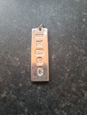 1977 Queen Elizabeth II Silver Jubilee Commemorative Silver Pendant 92.5%