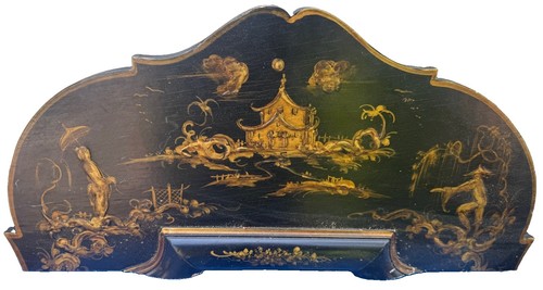 Vtg black lacquer - lacquer, chinoiserie