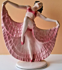 Art Deco Can Can Lady Dancer