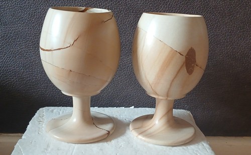 Onyx goblets - onyx,