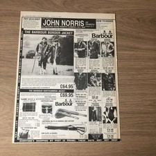 GUNS29 MAGAZINE ADVERT 12X9 BARBOUR: LIDDESDALE GAME BAG