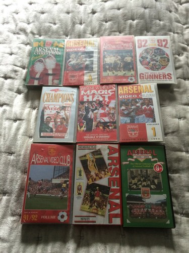 Official arsenal vhs tapes - official, fc