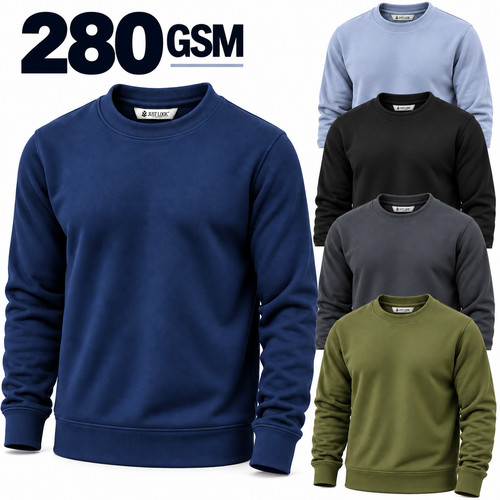 Mens plain sweatshirt jumper - mens,