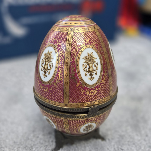 Porcelain miniature egg - miniature,
