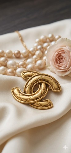 Chanel brooch authentic - chanel,