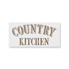 Country Kitchen Stencil - Craft Airbrush Painting Wall Mylar Reusable