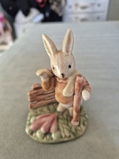 BUNNY RABBIT GARDENER FIGURINE