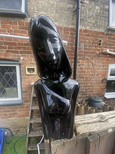 Unusual black gloss art - black, deco