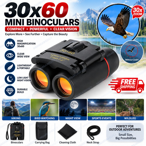 30x60 mini folding binoculars - 30x60,