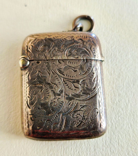 Victorian solid silver - solid, vesta