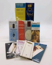 x 10 Vintage Designer Hoisery Tights Stockings Pantie Mixed Bundle 1950s - 1990s