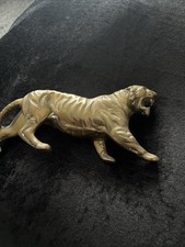 Brass Tiger 9 1/2 Inch Long Good Condition