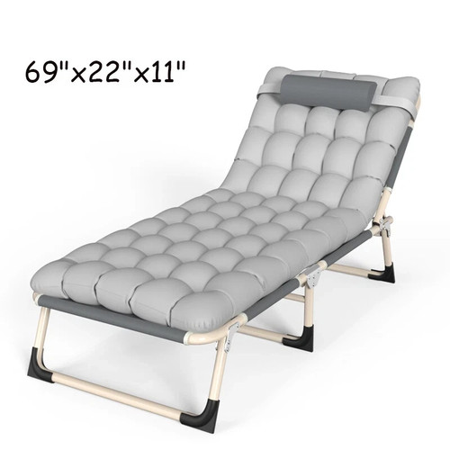 Folding camping bed - folding, heavy