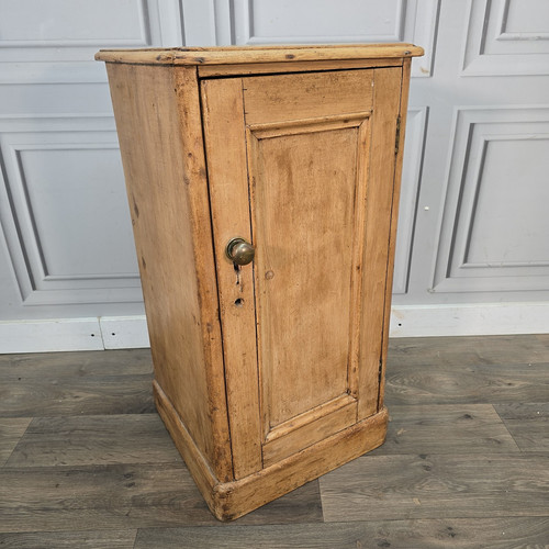 Antique pine pot cupboard - pine,