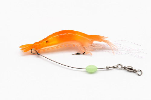 Pcs pre rigged shrimp - 10,