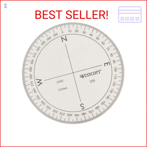 Westcott 360 degree compass - 360-degree,