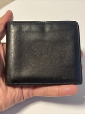 Paul Smith Wallet Mini Las Vegas Vintage Bifold Wallet, Black