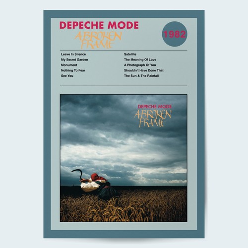 Depeche mode broken frame - broken,