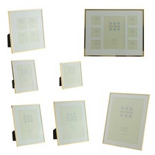 Gold metal photoframe with