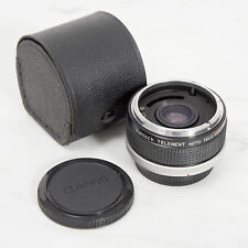 KENLOCK 7 ELEMENT AUTO TELE CONVERTER 2x FOR Canon FD. Lens Caps Original Case