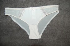 M&S Brazilian Briefs Blossom Embroidery Pale Pink UK 8 EUR 36 BNWOT