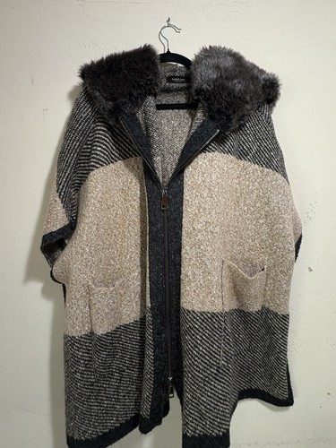 Zara fur trim hooded - zara,