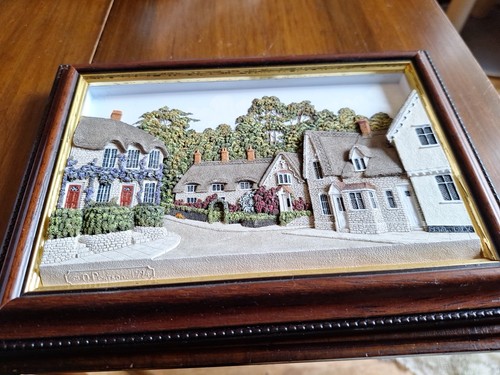 Friar crafts village scene - crafts, 3d