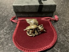 Lucky Miniature Brass Angel