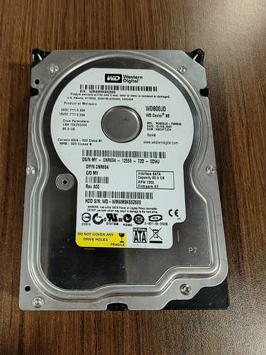 Western digital wd800jd - western, caviar