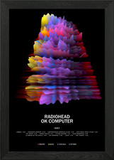 Radiohead - OK Computer (1997) - 3D Framed Wall Art Poster Canvas Print Picture