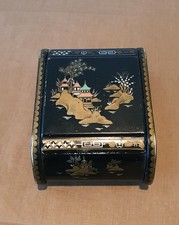 Vintage 1950s Oriental Black