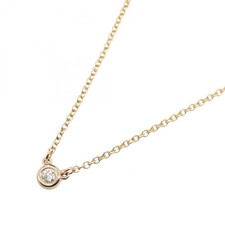 Tiffany & Co. By the Yard Necklace, 18K Pink Gold with Diamonds, Women's,